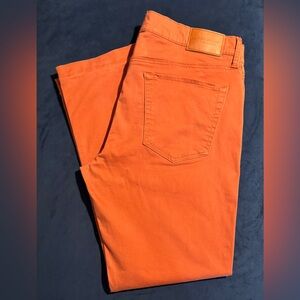 Lucky Brand Men's 121 Slim Straight Jeans Pants in Tomato Red 36X34